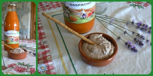 Gaspacho et fromage frais aux olives/Les Délices du Maraîcher